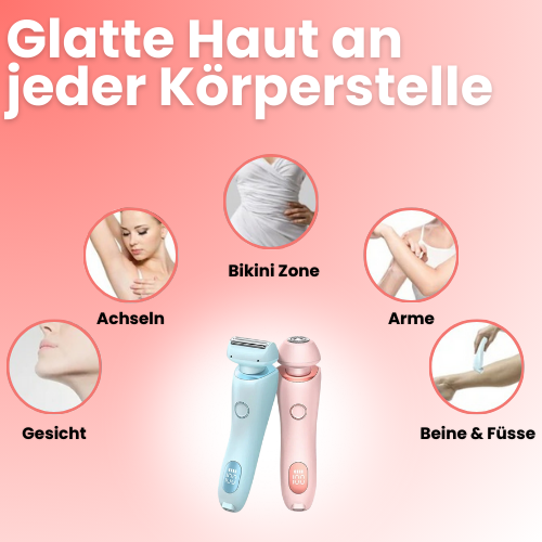 GlowPerfect™ PRO - Ultra Rasierer für perfekt glatte Haut im Handumdrehen