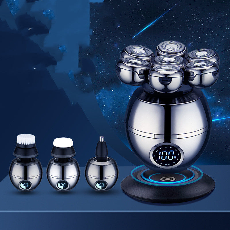 Sieben-klinge wiederaufladbarer Rasierer