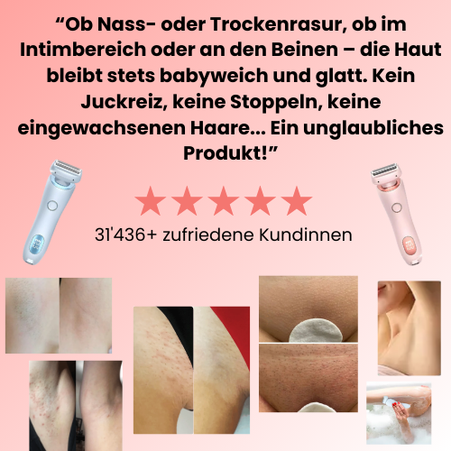 GlowPerfect™ PRO - Ultra Rasierer für perfekt glatte Haut im Handumdrehen
