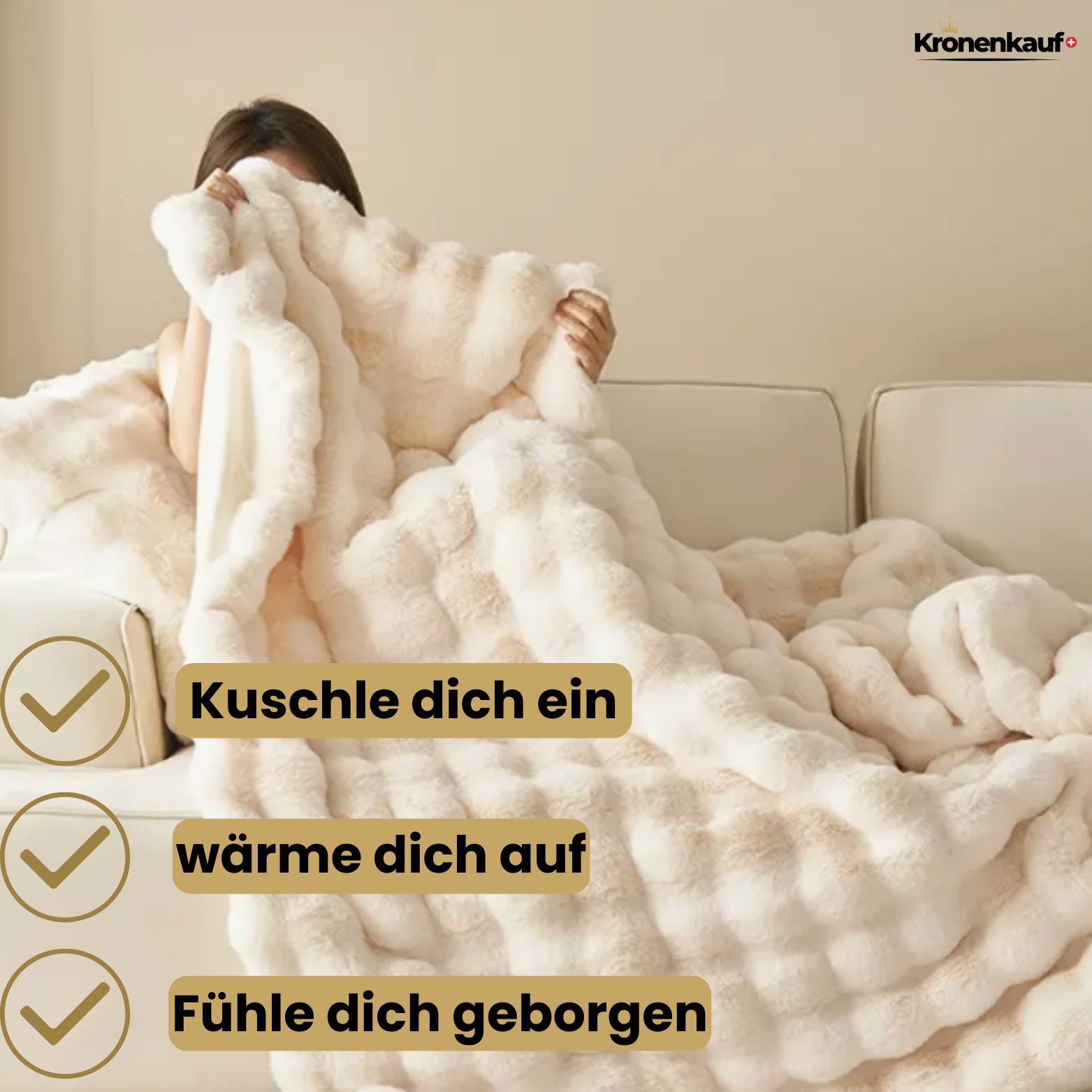 Luxwrap® -Luxus- Kuscheldecke