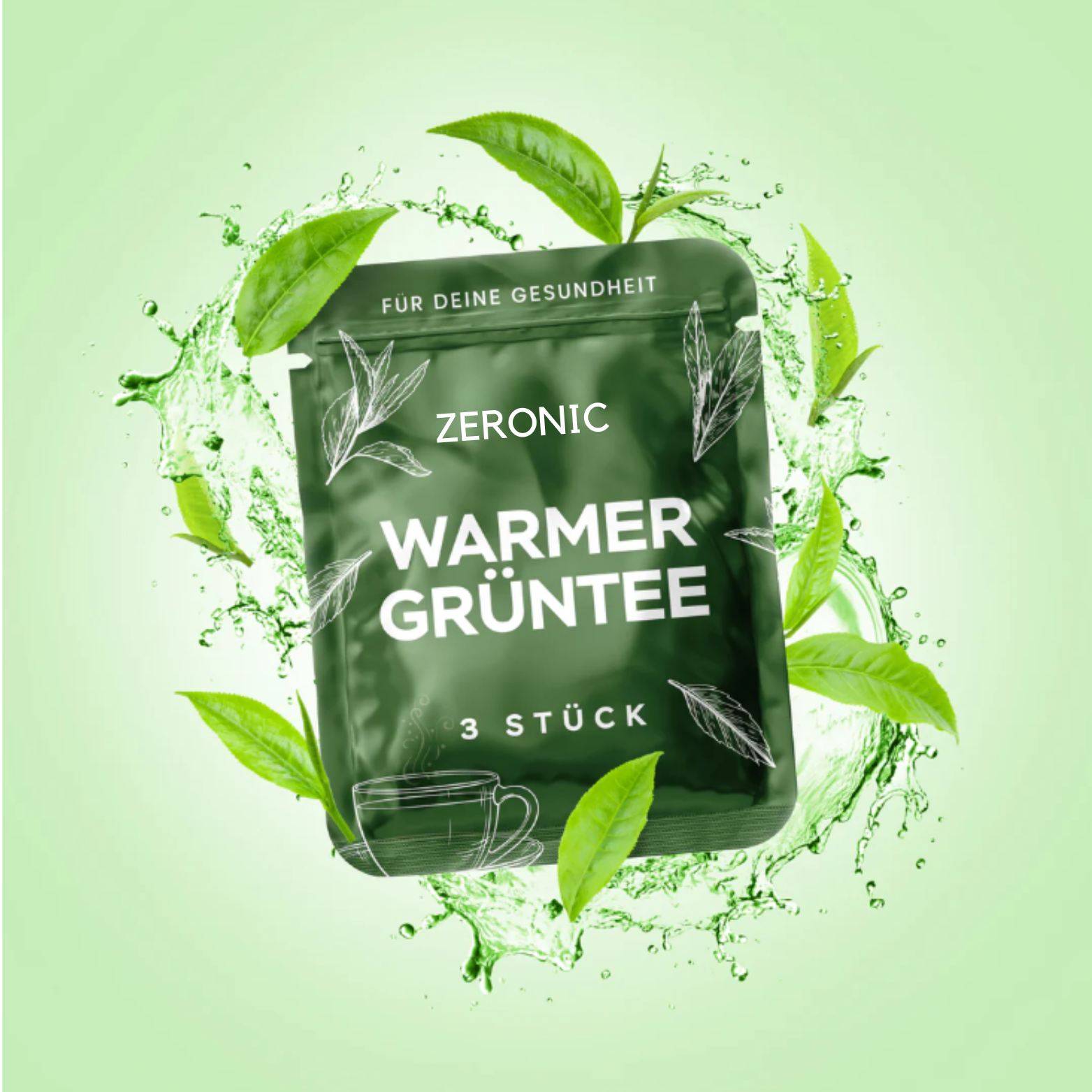 Warmer Grüntee, 0 Schadstoffe