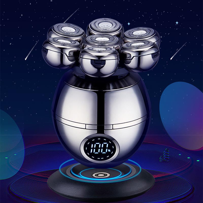 Sieben-klinge wiederaufladbarer Rasierer